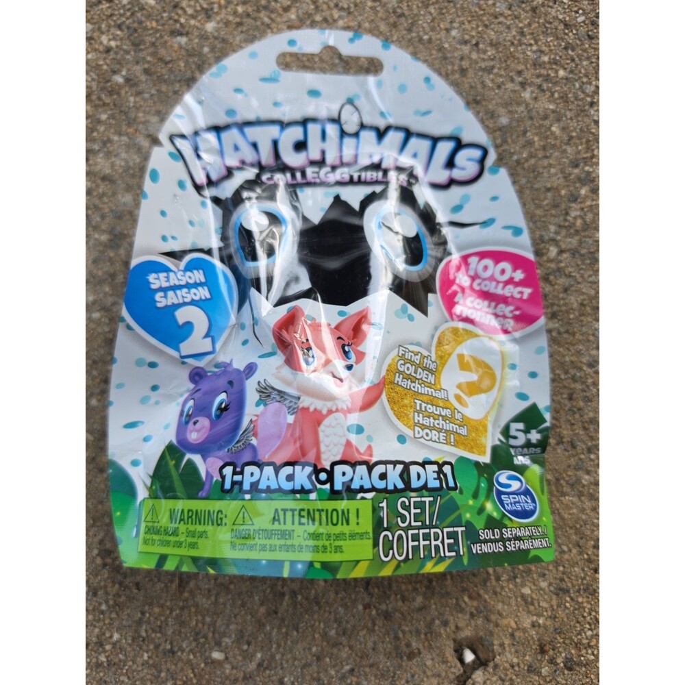 Hatchimals CollEGGtibles Season 2 1-Pack Mystery Egg Figure Sealed New Spin Mast